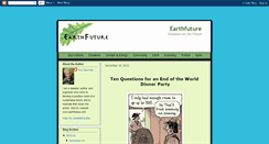 Desktop Screenshot of blog.earthfuture.com